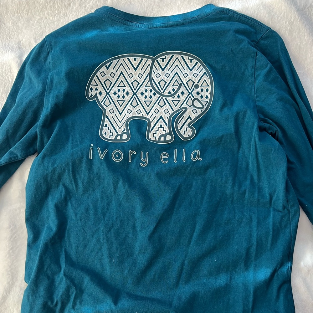 ivory ella blue long sleeve